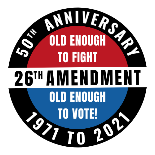 26th Amendment 50th Logo