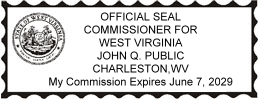 West Virginia Notary Public Seal