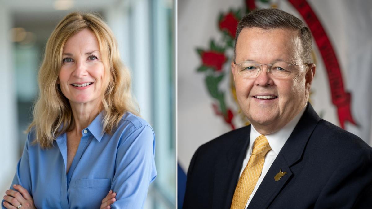 Education Alliance President and CEO Dr. Amelia Courts & WV Secretary of State Kris Warner