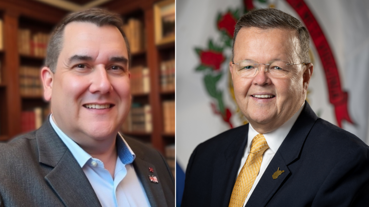 Bill Woodrum and WV Secretary Kris Warner