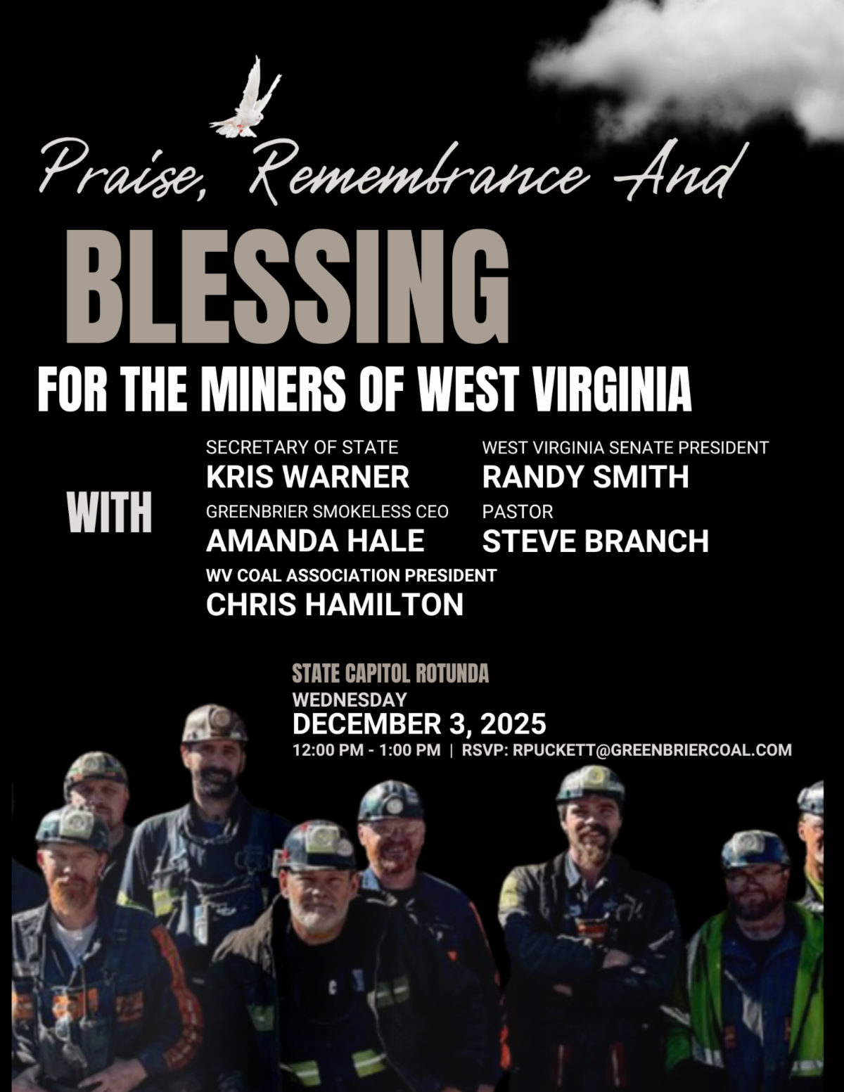 Praise, Remembrance and Blessing for the Miners of West Virginia