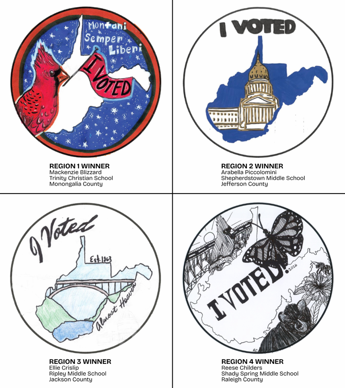 IVotedSticker Contest Finalists