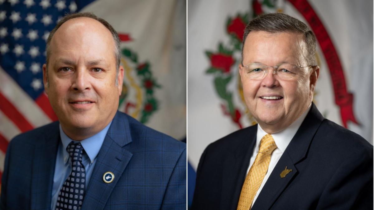 Director of the Data Economy Office, Chris Morris & ﻿WV Secretary of State Kris Warner