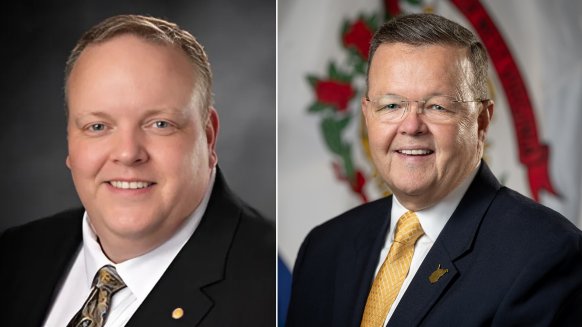 Delegate David Green and WV Secretary of State Kris Warner