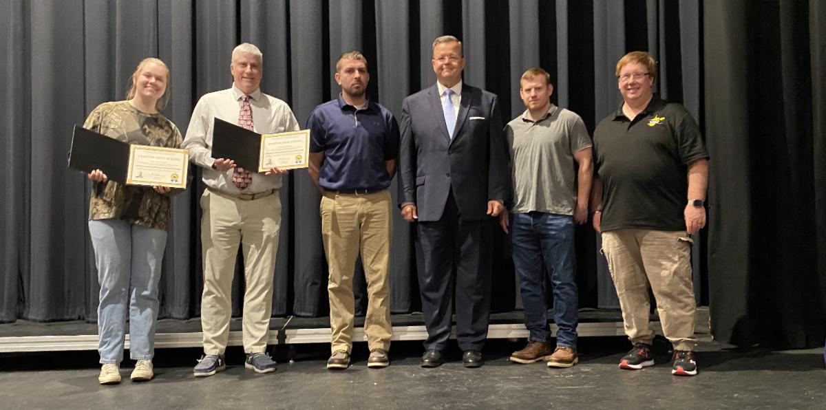 Grafton High School Jennings Randolph Award presentation