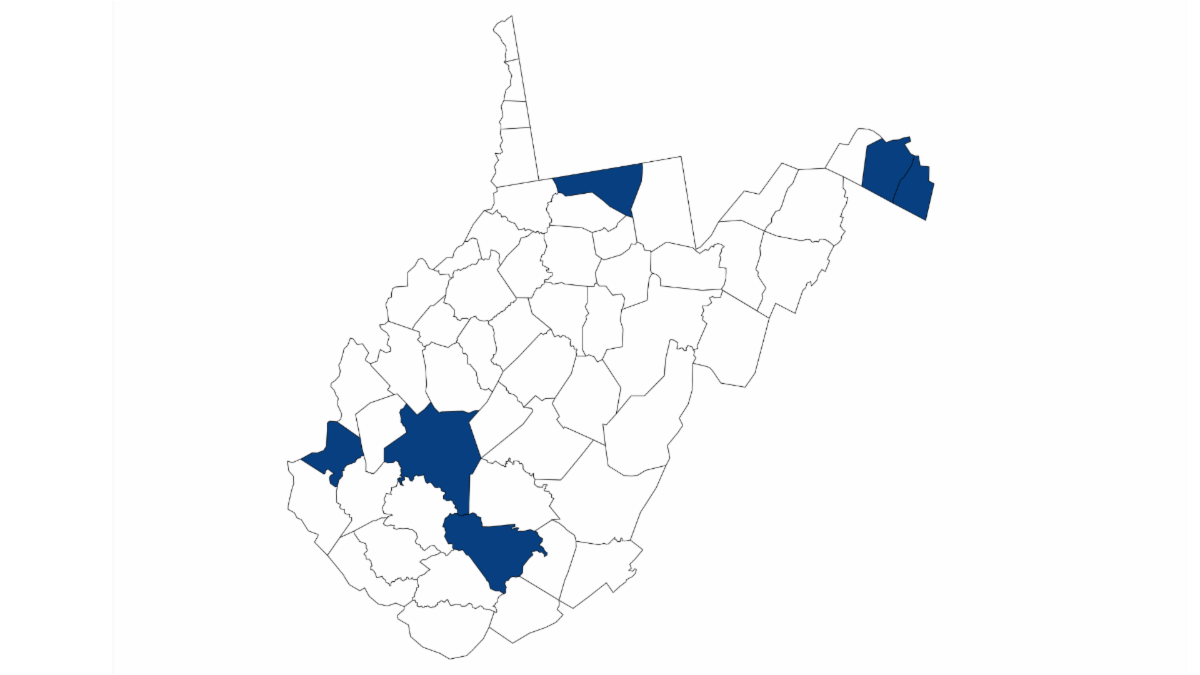 WV County Map