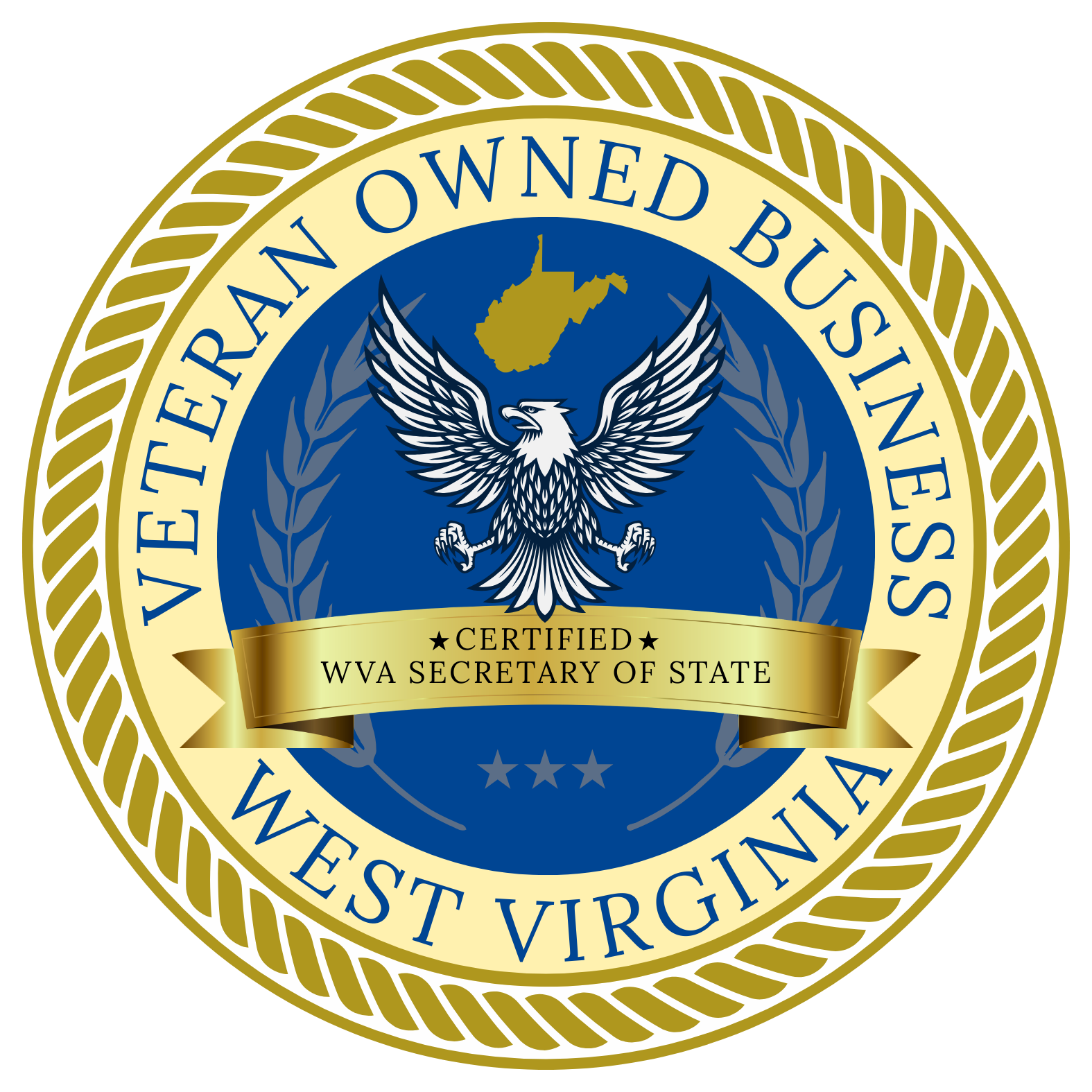 West Virginia Certified Veteran-Owned Business Seal