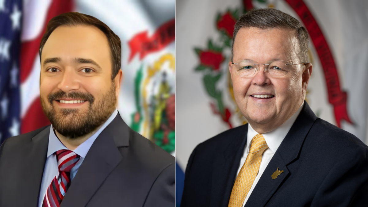 WV SBDC Director Will Miller and WV Secretary of State Kris Warner