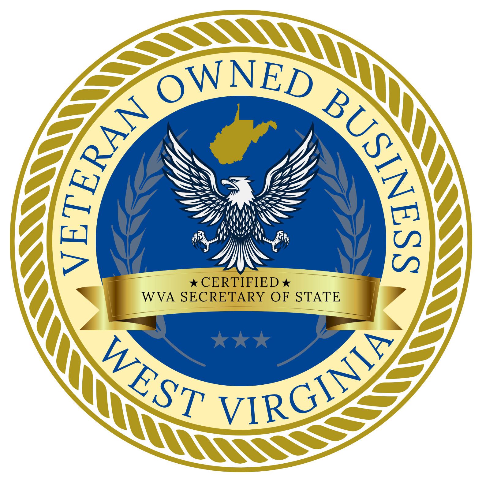 Certified Veteran-Owned Business seal
